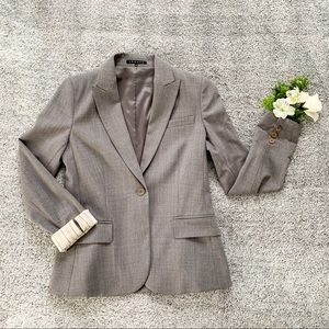 THEORY Gabe Blazer Heather Stretch Wool Blazer